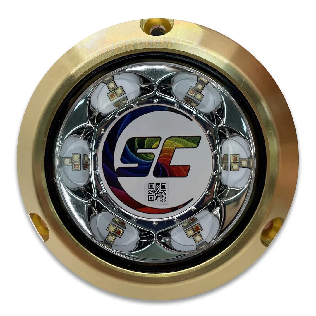 SC3-CC-BZSM – SHADOW-CASTE Boat Underwater Light, RGBW LED 3.4 Inch Diameter 2 Amp Draw At 12 Volts 24 Watts 3000 Lum...